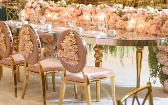 اهمیت چیدمان و نوع صندلی در دیزاین باغ تالار عروسی